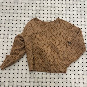 Abercrombie & Fitch Tan Leopard Print Pullover